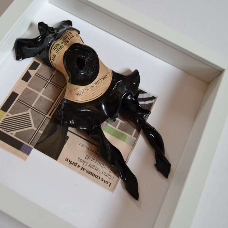 love 3d record sculpture