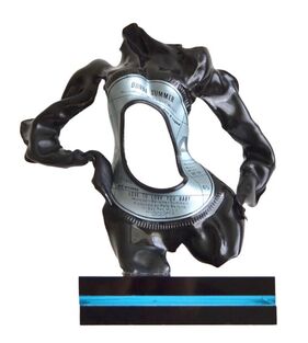 music sculpture vinyl record donna summer