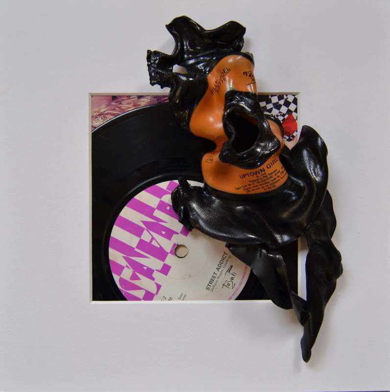 street vinyl record art