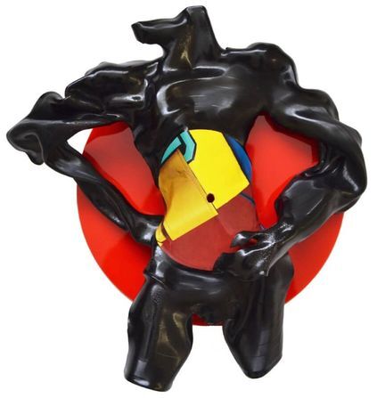 vinyl pop art sculpture