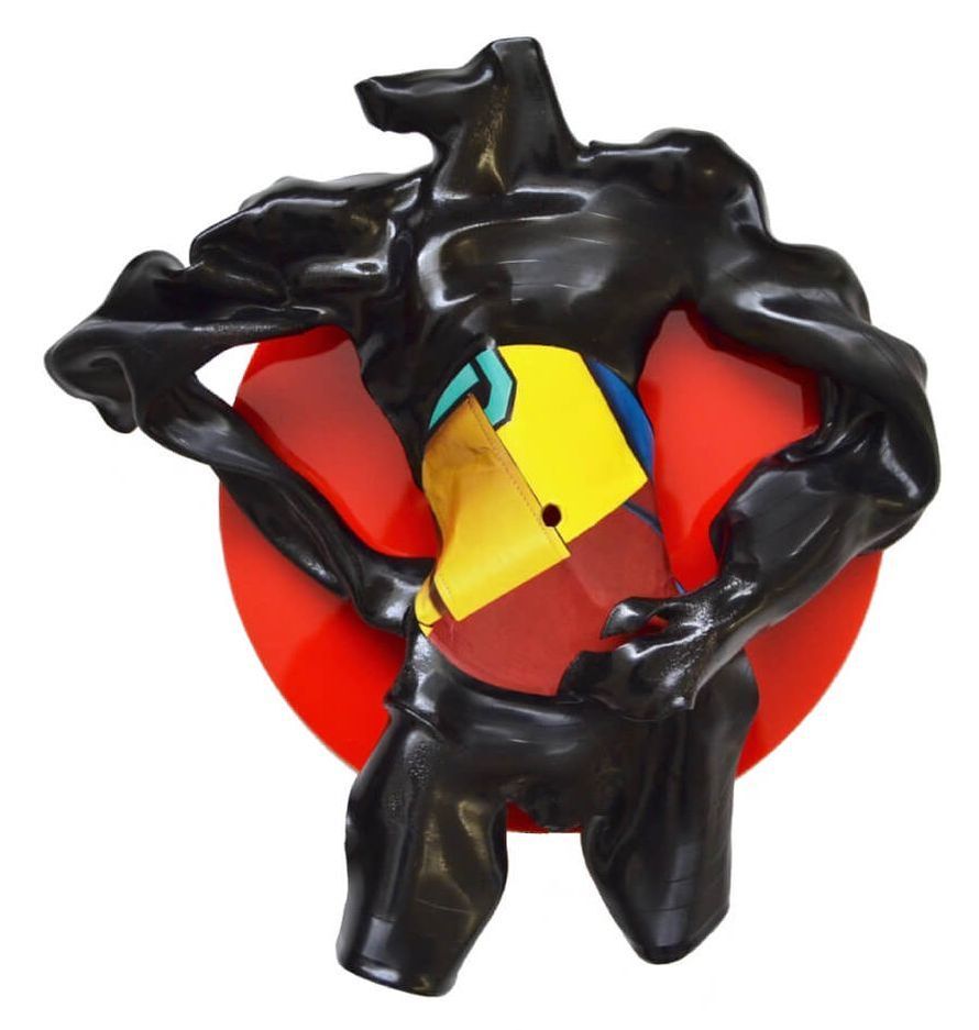 vinyl pop art sculpture